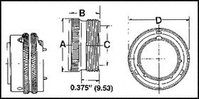 AMPHENOL INDUSTRIAL PT06A14-19P.
