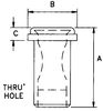 Solder / Press Mount Turret Terminals