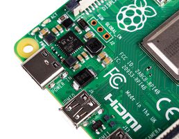RPI4-MODBP-4GB - Einplatinencomputer, Raspberry Pi 4 Model B, BCM2711 SoC, 4GB DDR4 RAM, USB 3.0, PoE-fähig