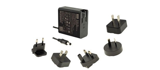 Austauschbarer grüner AC/DC-Adapter der Baureihe NGE zur Wandmontage