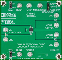 Board-Bild des DC2910A